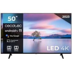 NEW Smart TV Cecotec A1 sorozat ALU10050 fekete 50" 50 Hz