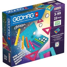 NEW Geomag Glitter játékkészlet (22 darab)