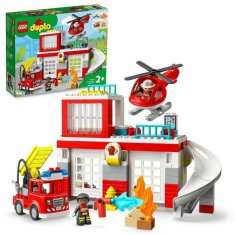 NEW Lego 10970 DUPLO tűzoltóállomás és helikopter (117 darab)