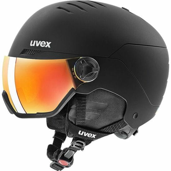 NEW Sí sisak Uvex Wanted visor Fekete 58-62 cm (Felújított termék B)