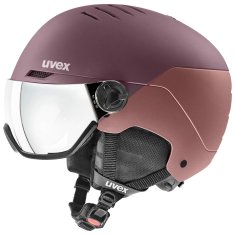 NEW Sí sisak Uvex wanted visor 54-58 cm Pink (Felújított termékek A)