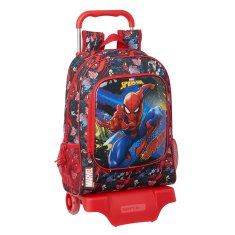 NEW Iskolai hátizsák kerekekkel Go Hero Spiderman Go hero Go hero Piros Fekete 14 L