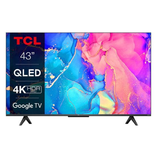 NEW Intelligens TV TCL 43C631 QLED Google TV 43"