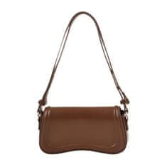 Dollcini Dollcini, női válltáska pénztárca, PU bőr női válltáska, Crossbody táska, állítható vállpánt, 443223, sötétbarna