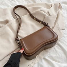 Dollcini Dollcini, női válltáska pénztárca, PU bőr női válltáska, Crossbody táska, állítható vállpánt, 443223, sötétbarna