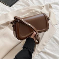 Dollcini Dollcini, női válltáska pénztárca, PU bőr női válltáska, Crossbody táska, állítható vállpánt, 443223, sötétbarna