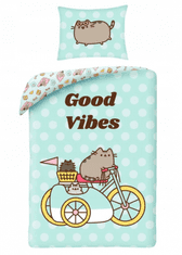 Ágynemű Pusheen - Good Vibes