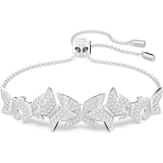 NEW Swarovski Lilia Fehér karkötő nőknek (Felújított termékek A)