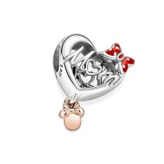 NEW Charm a nők számára Pandora MINNIE MUM SZÍV