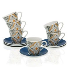 NEW Versa Alafama csésze és csészealj készlet 80 ml Kava Porcelán