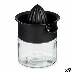 NEW Squeezer Fekete átlátszó üveg 480 ml polipropilén (9 db)