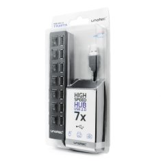 NEW USB 7-utas hub Unotec