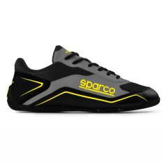 NEW Sparco S-POLE versenycipő sárga/fekete (39-es méret)