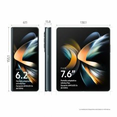 NEW Okostelefon Samsung Galaxy Z Fold4 zöld 7,6" 256 GB Octa Core 12 GB RAM