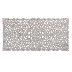 NEW DKD Home Decor Fehér natúr fa MDF 160 x 3,5 x 80 cm méretű ágy fejléc