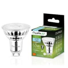 LUMILED 10x LED izzó GU10 6W = 50W 580lm 6500K Hideg fehér 38°