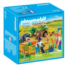 NEW Playset Vidéki farm állatos ketrec Playmobil 70137 (37 db)