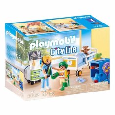 NEW Playset City Life Gyermekkórházi kórterem Playmobil 70192 (47 db)