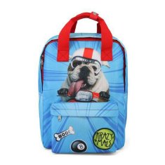 NEW Karactermania Krazimals Dash Bulldog iskolai hátizsák (38 x 27 x 18 cm)