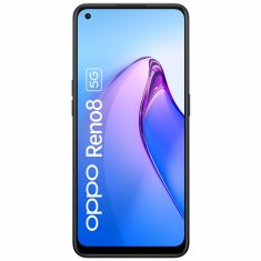 NEW Smartphone Oppo RENO 8 8GB 256GB Fekete 8 GB RAM 256 GB 6.43"