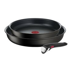 NEW Serpenyő tapadásmentes bevonattal Tefal L7639DISP9A Ø 22 cm Ø 26 cm Ø 26 cm 2 db