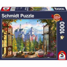 NEW Puzzle Schmidt Spiele Izland: Kirkjuffellsfoss (1000 darab)