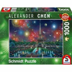 NEW Puzzle Schmidt Spiele Izland: Kirkjuffellsfoss (1000 darab)