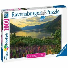 NEW Ravensburger Puzzle Izland: Kirkjuffellsfoss (1000 darab)