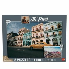 NEW Puzzle Goliath Havanna Kuba &amp; Rainbow Mountain Peru 500 darab 1000 darab 1000 darab