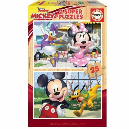 NEW Educa Mickey &amp; Friends puzzle (2 x 25 darab)