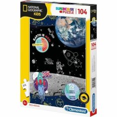 NEW Clementoni National Geographic Kids Puzzle: Űr (104 darab)