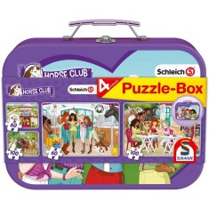 NEW Schmidt Spiele Schleich: Horse Club puzzle 200 darab 120 darabos kirakós készlet