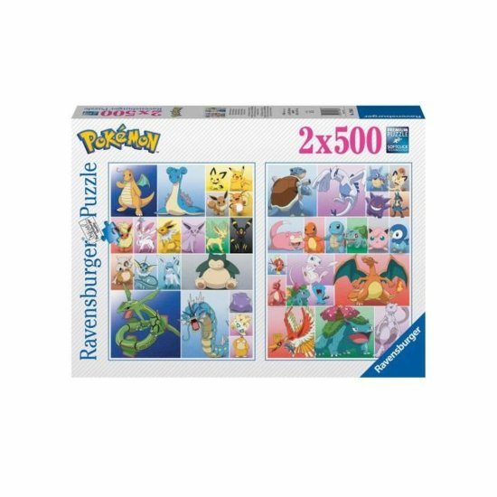 NEW Ravensburger Pokemon 1. generációs puzzle 2 x 500 darab