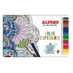 NEW Akvarell ceruzák Alpino Color Experience Színes 36 darab