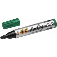 NEW Bic Permanent Marker Bic Marking 2000 Zöld 12 darab