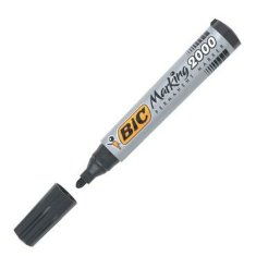 NEW Bic Permanent Marker Bic Marking 2000 Fekete 12 darab