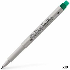 NEW Faber-Castell Multimark 1524 zöld (10 db)