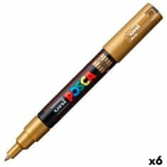 NEW POSCA PC-1M Gold (6 db)