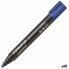 NEW Staedtler Lumocolor 352-3 kék tartós filctoll (10 db)