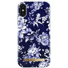 NEW Cover for Mobile iPhone X, XS Blue Flori (Felújított termékek A)