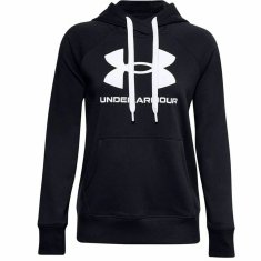 NEW Férfi Under Armour Rival Fleece kapucnis pulóver Fekete