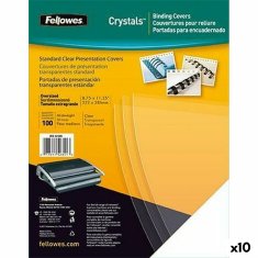 NEW Fellowes 100 darab Kristal PVC A4 (10 db)