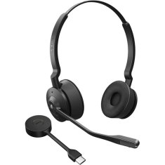 NEW Jabra Engage 55 fekete fejhallgató mikrofonnal