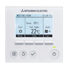 NEW Termosztát időzítővel légkondicionálóhoz Mitsubishi Electric PAR32MAA fehér színű