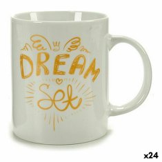 NEW Csésze Dream Pot Porcelán arany fehér 330 ml 24 db 24 darab