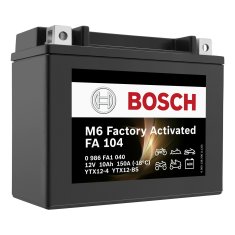 NEW BOSCH YTX12-BS 150 A AGM akkumulátor (Felújított A termékek)