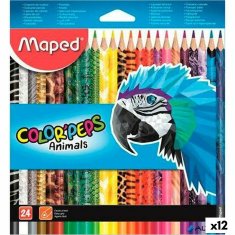 NEW Maped Animals Color' Peps Színes 24 darab (12 db)