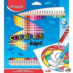 NEW Maped színes zsírkréták Colour' Peps Colourful 24 darab (12 db)