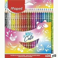 NEW Maped Mini Cuki színes zsírkréta 24 darab (12 db)