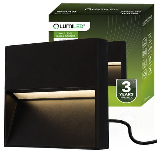 LUMILED Kerti lámpa LED 5W kültéri fali PIVAR IP54